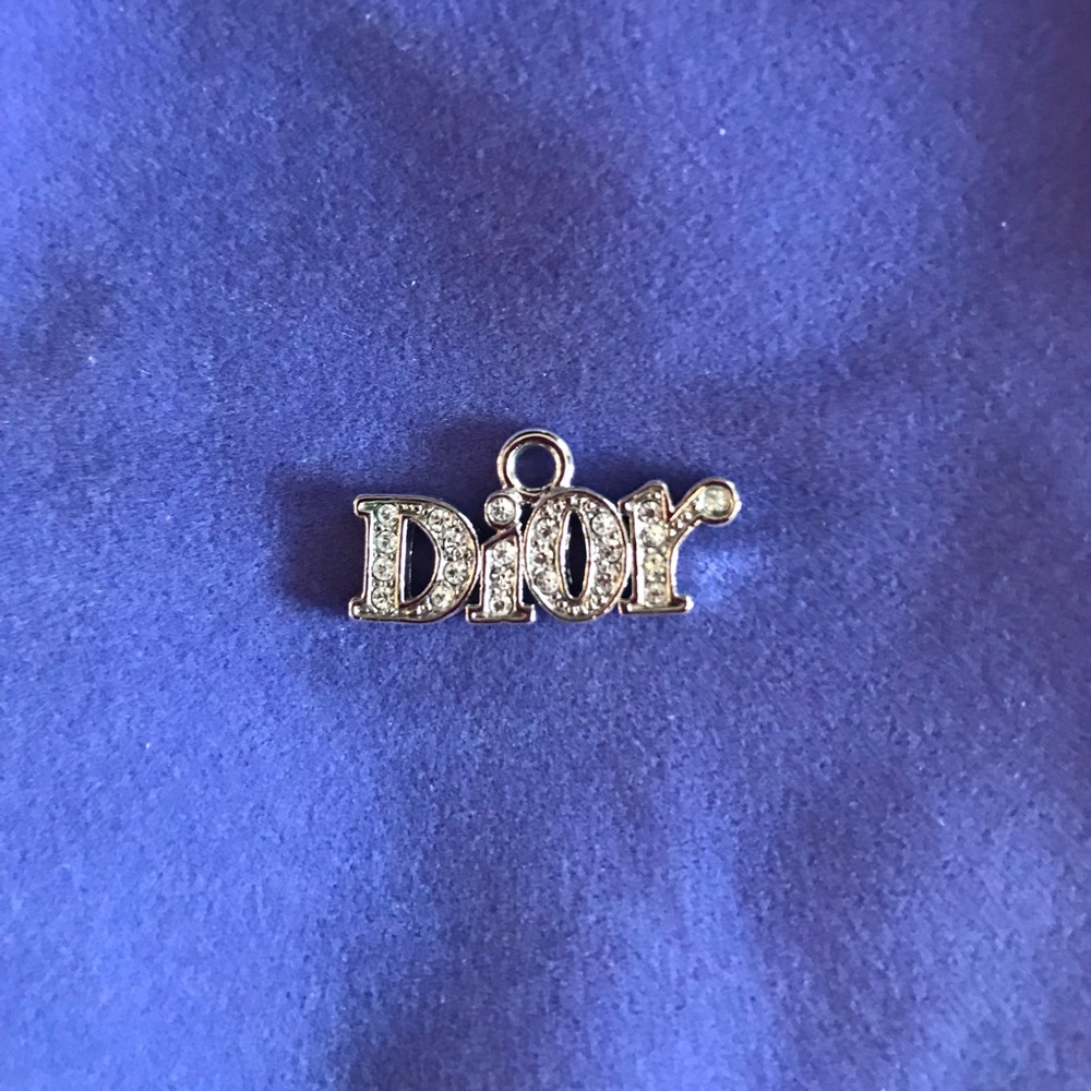 Dior Crystal Necklace Charm NWOT